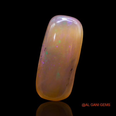 Natural Untreated Fire Opal Loose Gemstone Oval Cabochon From Australia 7.00 Cts 20x9x5 mm AB-487