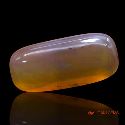 Natural Untreated Fire Opal Loose Gemstone Oval Cabochon From Australia 7.00 Cts 20x9x5 mm AB-487