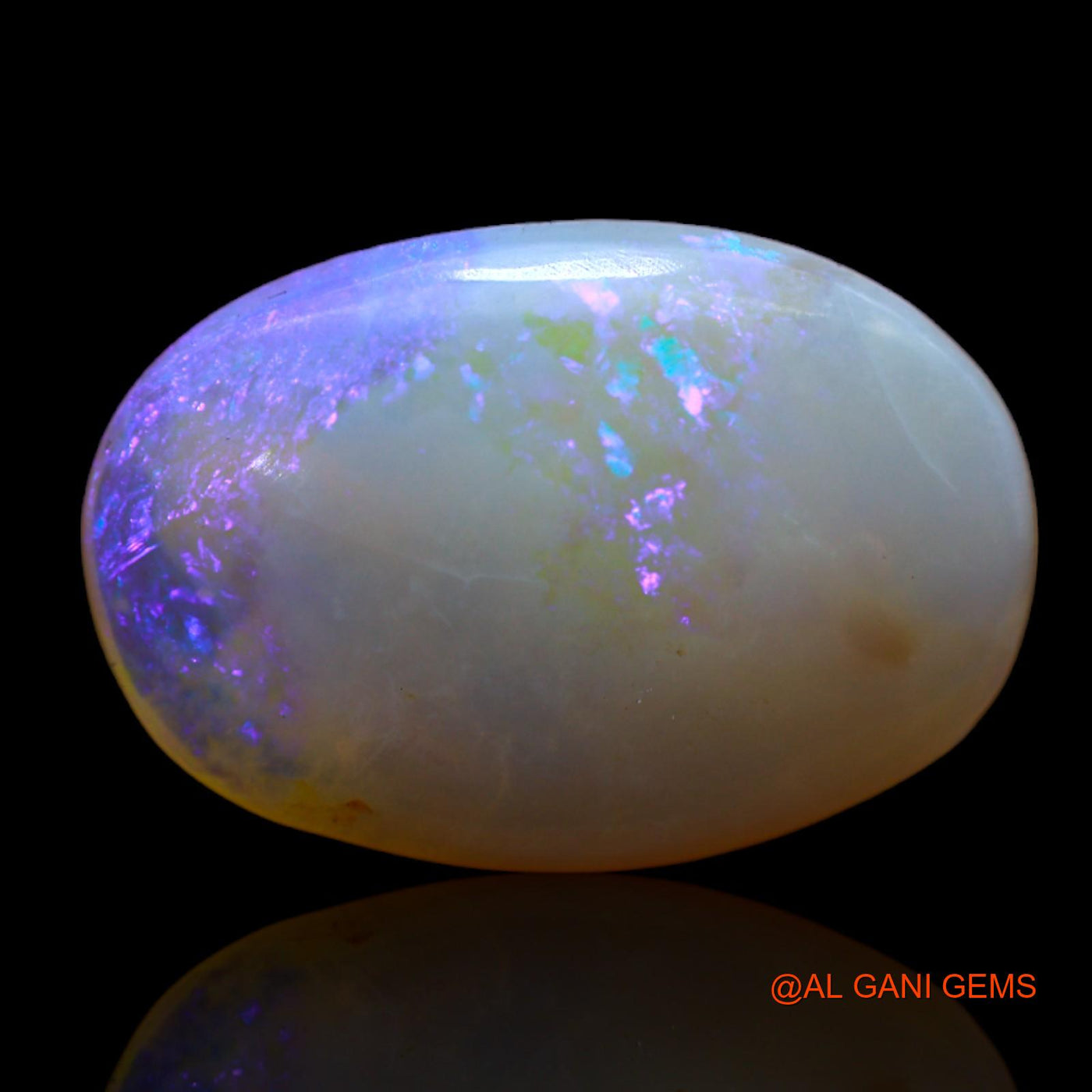 Natural Fire Opal Gemstone 6.00 Cts Loose Oval Cabochon From Australia 18x12x5 mm AB-488