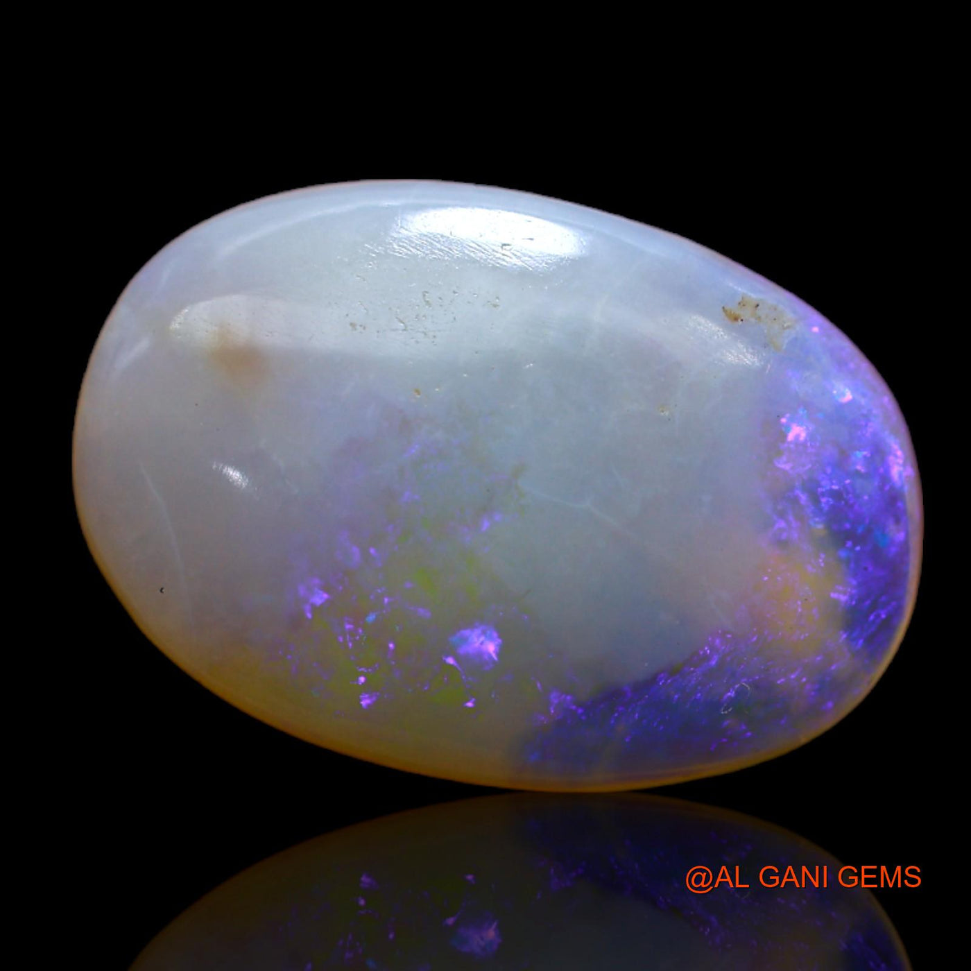 Natural Fire Opal Gemstone 6.00 Cts Loose Oval Cabochon From Australia 18x12x5 mm AB-488