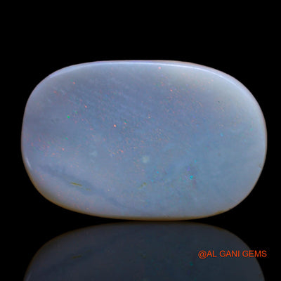 Natural Untreated Fire Opal Loose Gemstone Oval Cabochon From Australia 8.00 Cts 19x12x5 mm AB-489