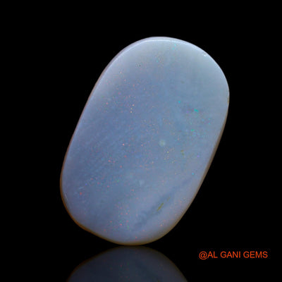 Natural Untreated Fire Opal Loose Gemstone Oval Cabochon From Australia 8.00 Cts 19x12x5 mm AB-489