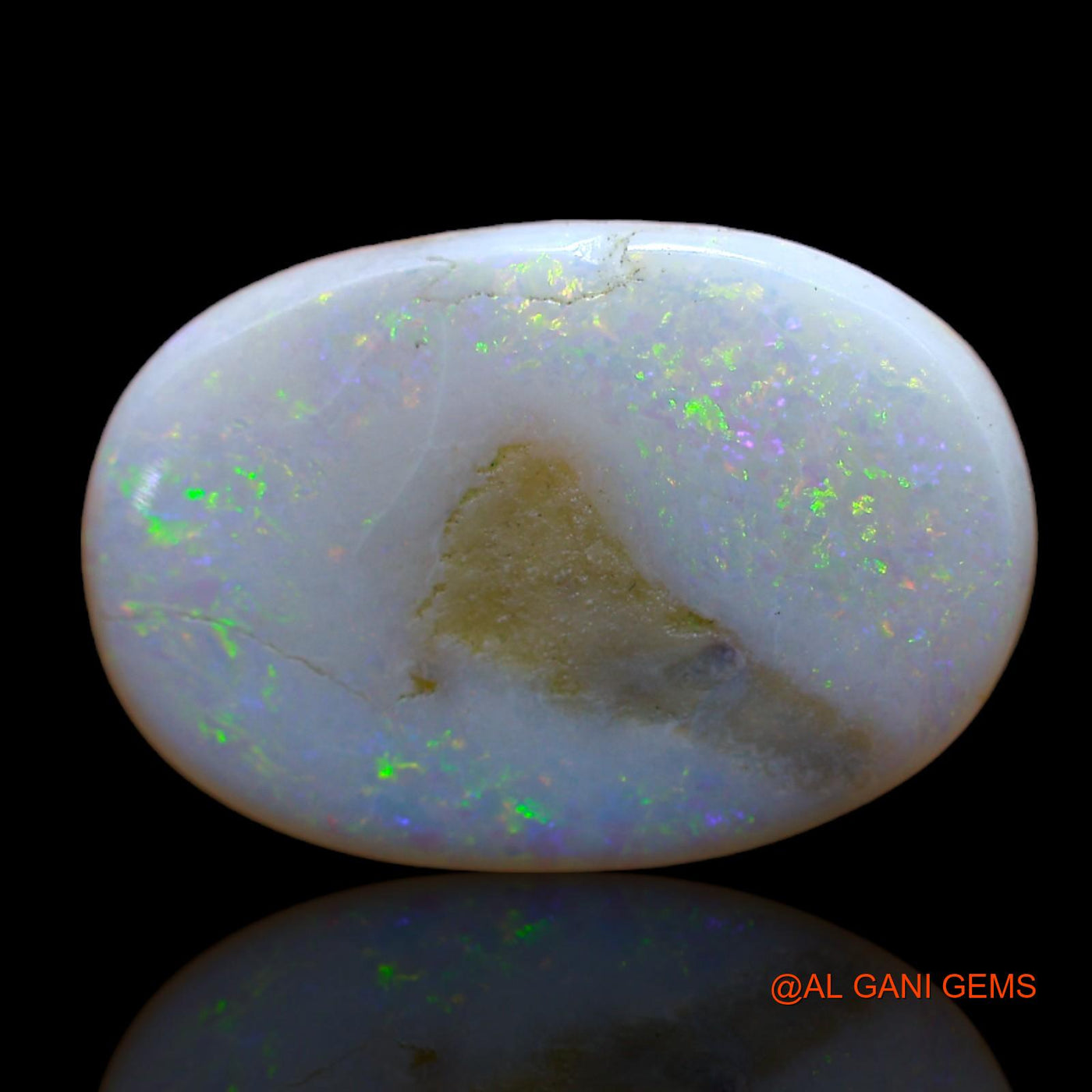 4.00 Cts Natural Australian Fire Opal Loose Gemstone Oval Cabochon 18x12x2 mm AB-490