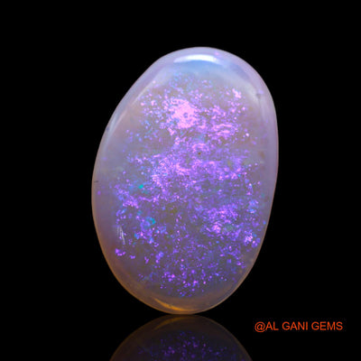Natural Untreated Fire Opal Loose Gemstone Oval Cabochon From Australia 4.00 Cts 19x13x2 mm AB-491