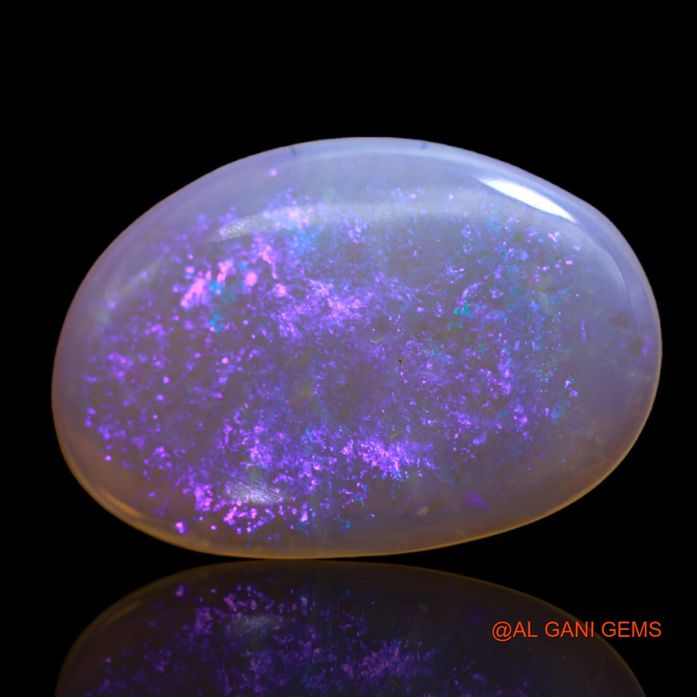 Natural Untreated Fire Opal Loose Gemstone Oval Cabochon From Australia 4.00 Cts 19x13x2 mm AB-491