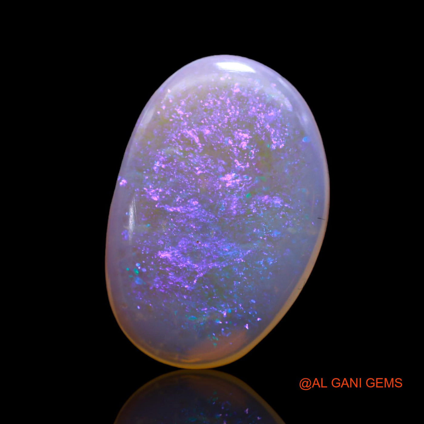 Natural Untreated Fire Opal Loose Gemstone Oval Cabochon From Australia 4.00 Cts 19x13x2 mm AB-491