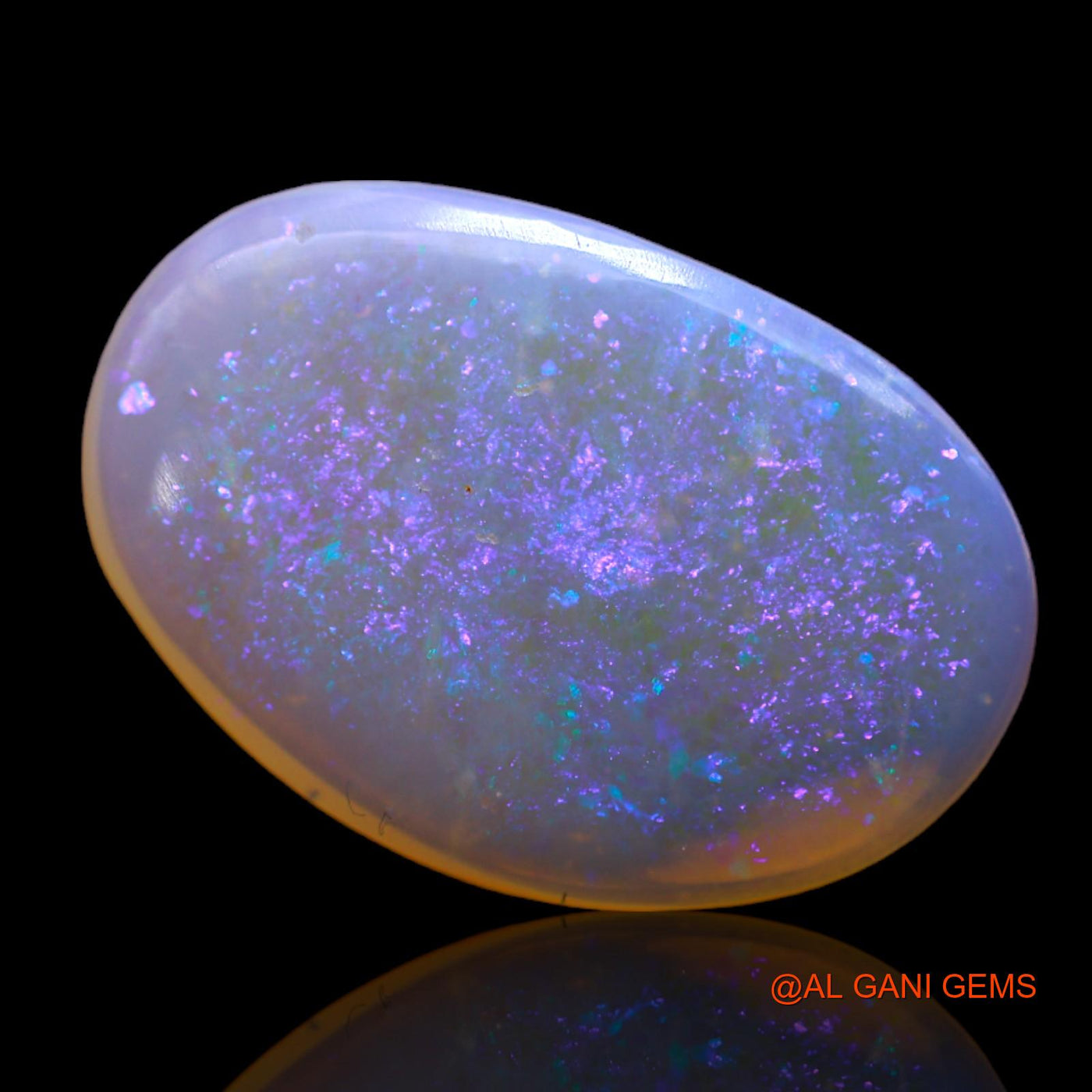 Natural Untreated Fire Opal Loose Gemstone Oval Cabochon From Australia 4.00 Cts 19x13x2 mm AB-491