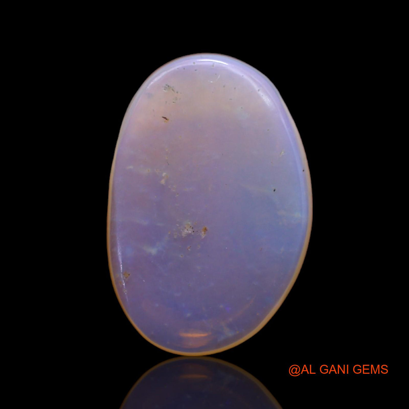 Natural Untreated Fire Opal Loose Gemstone Oval Cabochon From Australia 4.00 Cts 19x13x2 mm AB-491