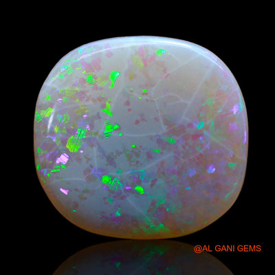 7.00 Cts Natural Australian Fire Opal Loose Gemstone Oval Cabochon 16x15x3 mm AB-492