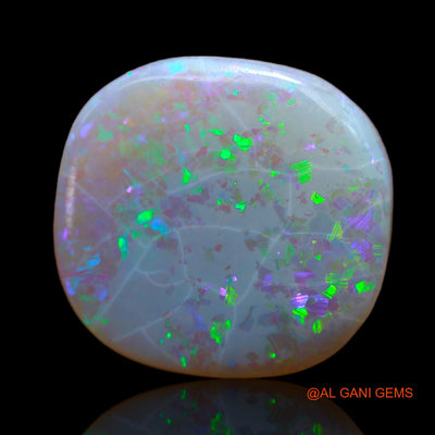 7.00 Cts Natural Australian Fire Opal Loose Gemstone Oval Cabochon 16x15x3 mm AB-492