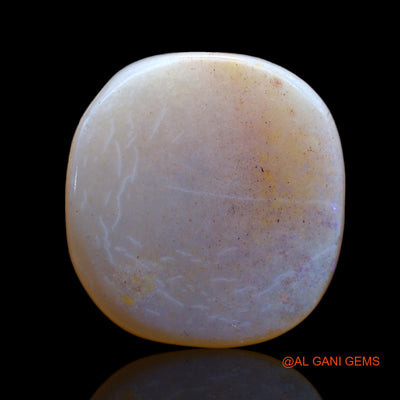 7.00 Cts Natural Australian Fire Opal Loose Gemstone Oval Cabochon 16x15x3 mm AB-492