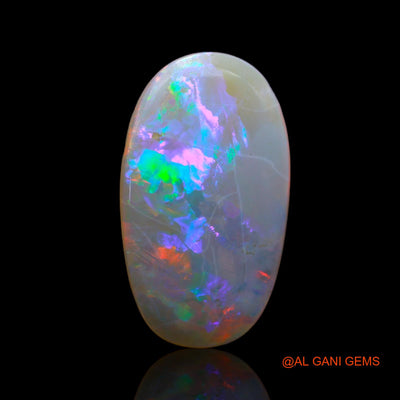 4.00 Cts Natural Australian Fire Opal Loose Gemstone Oval Cabochon 19x11x3 mm AB-494