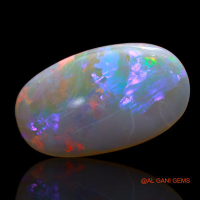 4.00 Cts Natural Australian Fire Opal Loose Gemstone Oval Cabochon 19x11x3 mm AB-494