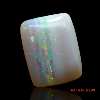 9.00 Cts Natural Australian Fire Opal Loose Gemstone Square Cabochon 14x11x6 mm AB-497