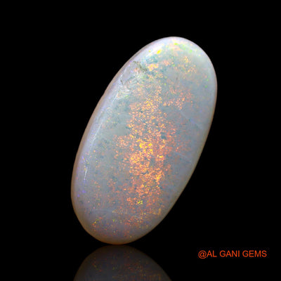 8.00 Cts Natural Australian Fire Opal Loose Gemstone Oval Cabochon 19x10x5 mm AB-498