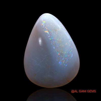4.00 Cts Unheated Australian Fire Opal Loose Gemstone Pear Cabochon Natural 17x13x3 mm AB-499