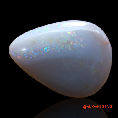 4.00 Cts Unheated Australian Fire Opal Loose Gemstone Pear Cabochon Natural 17x13x3 mm AB-499