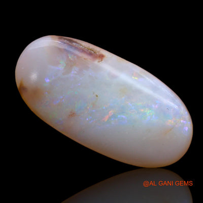 Natural Untreated Fire Opal Loose Gemstone Oval Cabochon From Australia 5.00 Cts 21x10x4 mm AB-501