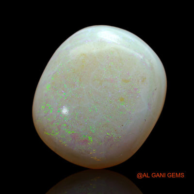 Natural Untreated Fire Opal Loose Gemstone Oval Cabochon From Australia 8.00 Cts 15x13x5 mm AB-502