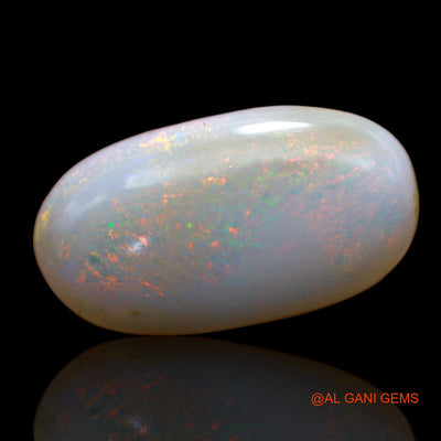 Natural Untreated Fire Opal Loose Gemstone Oval Cabochon From Australia 6.00 Cts 18x10x5 mm AB-503