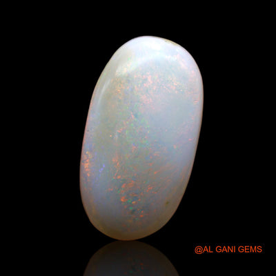 Natural Untreated Fire Opal Loose Gemstone Oval Cabochon From Australia 6.00 Cts 18x10x5 mm AB-503