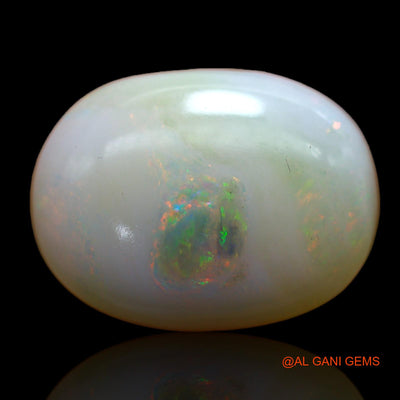 Natural Untreated Fire Opal Loose Gemstone Oval Cabochon From Australia 9.00 Cts 17x13x5 mm AB-504