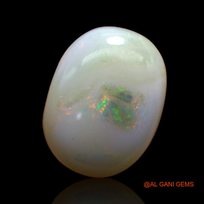 Natural Untreated Fire Opal Loose Gemstone Oval Cabochon From Australia 9.00 Cts 17x13x5 mm AB-504