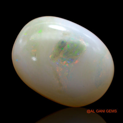 Natural Untreated Fire Opal Loose Gemstone Oval Cabochon From Australia 9.00 Cts 17x13x5 mm AB-504