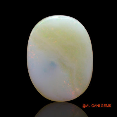 Natural Untreated Fire Opal Loose Gemstone Oval Cabochon From Australia 9.00 Cts 17x13x5 mm AB-504