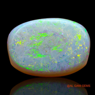 9.00 Cts Natural Australian Fire Opal Loose Gemstone Oval Cabochon 16x11x6 mm AB-506