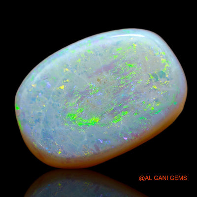9.00 Cts Natural Australian Fire Opal Loose Gemstone Oval Cabochon 16x11x6 mm AB-506