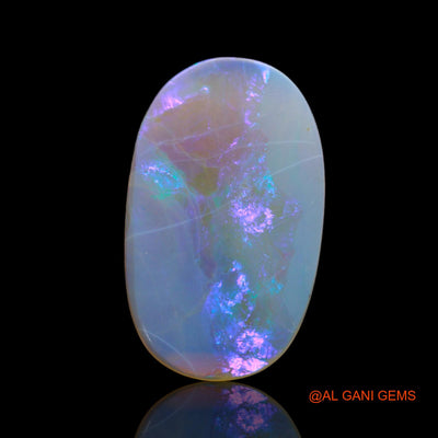 2.00 Cts Natural Australian Fire Opal Loose Gemstone Oval Cabochon 18x11x1 mm AB-507