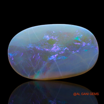 2.00 Cts Natural Australian Fire Opal Loose Gemstone Oval Cabochon 18x11x1 mm AB-507