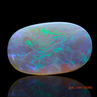 2.00 Cts Natural Australian Fire Opal Loose Gemstone Oval Cabochon 18x11x1 mm AB-507