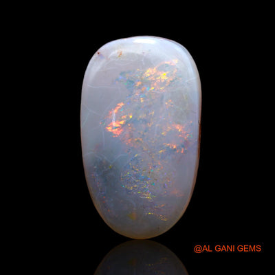 5.00 Cts Natural Australian Fire Opal Loose Gemstone Oval Cabochon 18x10x4 mm AB-508