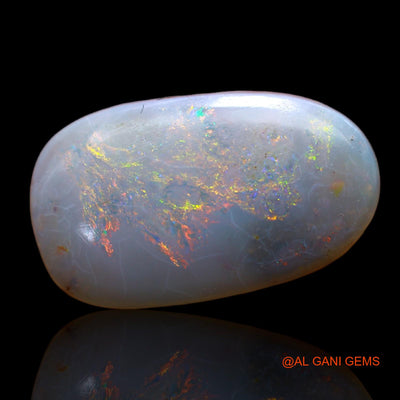 5.00 Cts Natural Australian Fire Opal Loose Gemstone Oval Cabochon 18x10x4 mm AB-508