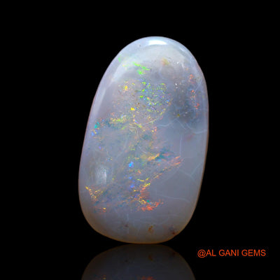 5.00 Cts Natural Australian Fire Opal Loose Gemstone Oval Cabochon 18x10x4 mm AB-508