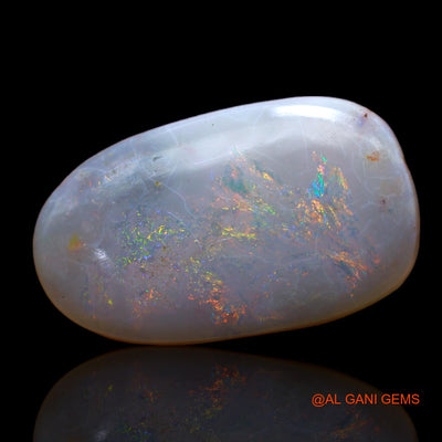 5.00 Cts Natural Australian Fire Opal Loose Gemstone Oval Cabochon 18x10x4 mm AB-508