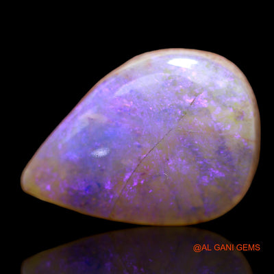 6.00 Cts Natural Australian Fire Opal Loose Gemstone Fancy Cabochon 17x12x5 mm AB-509