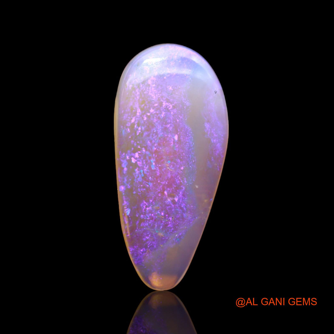 3.60 Cts Natural Australian Fire Opal Loose Gemstone Fancy Cabochon 21x9x3 mm AB-511