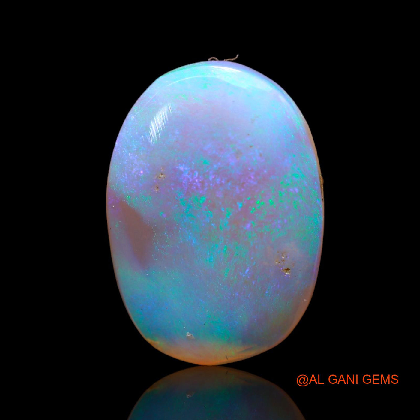 4.00 Cts Unheated Australian Fire Opal Loose Gemstone Oval Cabochon Natural 17x12x3 mm AB-512