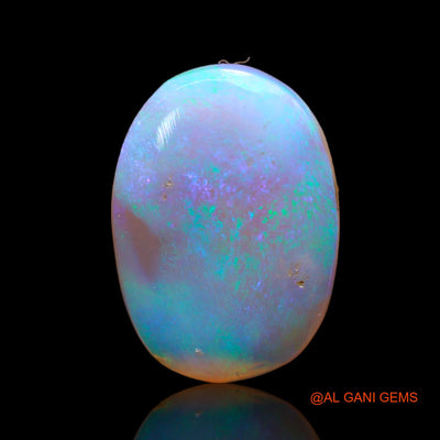 4.00 Cts Unheated Australian Fire Opal Loose Gemstone Oval Cabochon Natural 17x12x3 mm AB-512
