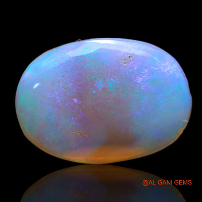 4.00 Cts Unheated Australian Fire Opal Loose Gemstone Oval Cabochon Natural 17x12x3 mm AB-512