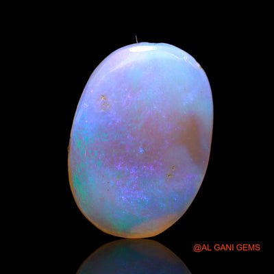 4.00 Cts Unheated Australian Fire Opal Loose Gemstone Oval Cabochon Natural 17x12x3 mm AB-512