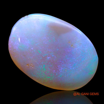 4.00 Cts Unheated Australian Fire Opal Loose Gemstone Oval Cabochon Natural 17x12x3 mm AB-512