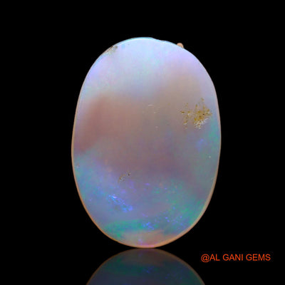 4.00 Cts Unheated Australian Fire Opal Loose Gemstone Oval Cabochon Natural 17x12x3 mm AB-512