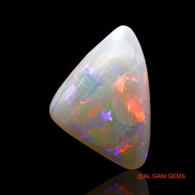 4.00 Cts Natural Australian Fire Opal Loose Gemstone Trillion Cabochon 17x12x4 mm AB-513