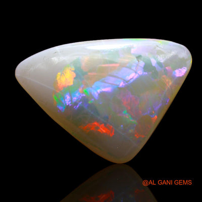 4.00 Cts Natural Australian Fire Opal Loose Gemstone Trillion Cabochon 17x12x4 mm AB-513