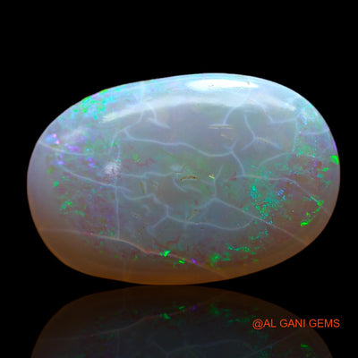 4.00 Cts Unheated Australian Fire Opal Loose Gemstone Oval Cabochon Natural 17x11x3 mm AB-514