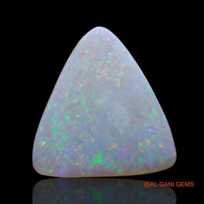 2.40 Cts Natural Australian Fire Opal Loose Gemstone Trillion Cabochon 14x14x2 mm AB-515